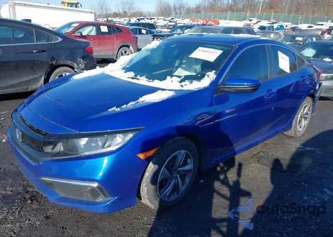 2021 Honda Civic Lx из США, поврежденный, VIN 2HGFC2F68MH554026